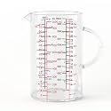 77L 4 Cup Glass Measuring Cup (1L), High Borosilicate Glass Measuring Cup