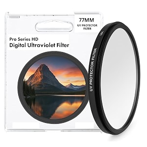 77mm pro series multi-coated high resolution digital ultraviolet filter for canon ef 70-200mm f28l is ii usm lens canon ef-s 10-22mm f35-45 usm lens canon ef 100-400mm f45