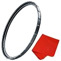 77mm X2 UV Filter for Camera Lenses - UV Protection Photography Filter with Lens Cloth - MRC8, Nanotec Coatings, Ultra-Slim, Traction Frame, Weather-Sealed by Breakthrough Photography