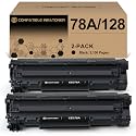 78A 128 Toner Replacement for HP 78A CE278A 128 Toner Cartridge 2Pack Black