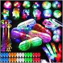 78Pcs LED Light Up Toy Party Favors Bulk, Glow in Dark Birthday Supplies