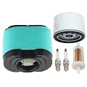 792105 Air Filter Replacement 696854 492932S Oil Filter for BS 593435 593240 20hp 24hp 26hp 23hp Exntended Life Series D170 Z245 MIU11515 GY21057 Lawn Mower