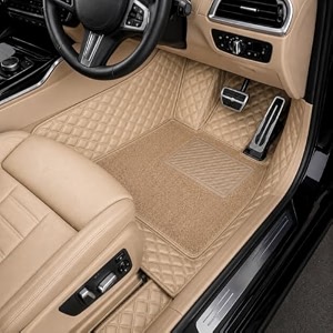 7d car floor mat for bmw 7 series 2011-2015  beige
