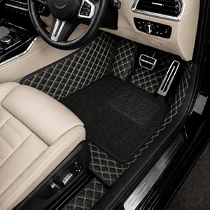 7d car floor mat for mahindra xev 9e 2025-2026  black beige
