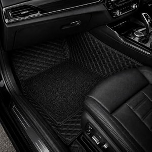 7d car floor mat for skoda superb 2015-2026  black