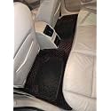 7D Car Mat Full Set for Audi Q7 2015-22 || Luxury Leather with Grass Mat Complete Set || 100% Waterproof and Washable Car Floor Mat || Color : (Black Red)
