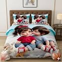 7D Digital Print King Size Bedsheet 90x100