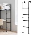 4.8FT Heavy Duty RV Bunk Bed Ladder, 4 Rung 355lbs Capacity Anti-Slip
