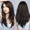 7JHH WIGS Long Layered Natural Black Wig