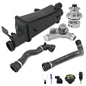 7PCS Engine Coolant Overflow Reservoir Tank Radiator Recovery Tank Kit