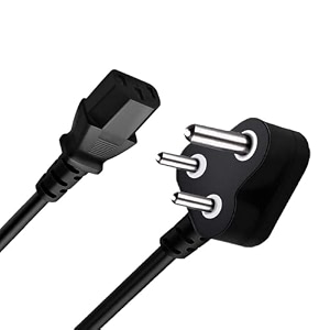 7seven 3 pin power cord 15a pc power cable for computer cpu monitor printer 3 pin power plug cable for desktop speaker amplifier keyboard and compatible electronic devices home office amp school