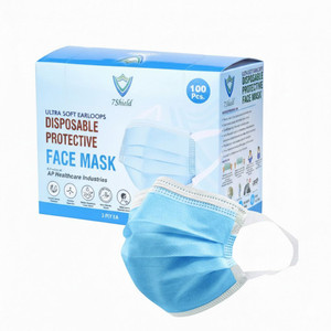 7shield 7shiled surgical mask with extra soft fabric ear loop extra soft fabric ear loop mask water resistant surgical mask with melt blown fabric layer