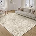 7x10 Beige Neutral Area Rug