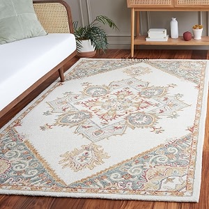 7x10 Ft Premium Wool Area Rug -