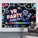 Game On VR Party Backdrop Birthday Game Night Background