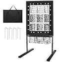 7x7 ft Baseball & Softball Practice Net with Adjustable Batting Tee