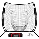 7x7FT Baseball Net for Any Skill Level Players to Batting&Hitting&Pitching