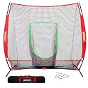 7x7FT Golf/Baseball/Softball Practice Net with Steel Frame and Bag