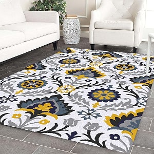 7x9 Ft Hand-Tufted Wool Rug - Classic