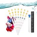 DaToo 8 in 1 Aquarium Test Kit Fish Tank Test Strips Accurate Water Quality Testing Strips for Ammonia PH Total Alkalinity Carbonate Hardness Free Chlorine Nitrate Nitrite Temperature (150 Strips)