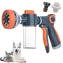 8-in-1 Dog Washing Hose Attachment with Soap Dispenser for Pets