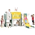 8 in 1 Toddler Slide Set, Kids Slide for Toddlers, Toddler Climber Slide PlaySet with Basketball Hoop,Outdoor Indoor Playground for Toddlers Upgraded