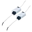 8~12W LED Driver, Constant Current 300mA AC 85~265V Output 24~48V SM Male Connector External Power Supply Rectifier Transformer for LED Ceiling Lamp
