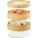 8" Bamboo Steamer Basket - Delicious Home Cooked Meals, Authentic Flavor