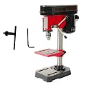 8" Benchtop Drill Press, Small Drill Press, Tabletop Drilling Machine with 5 Adjustable Speeds, 0-45 Tilting Worktable for Wood or Metal