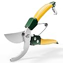 8" Bypass Pruning Shears, Pruning Shears for Gardening with Anti-Rust SK-5 Blades, Garden Clippers with Non-Slip Handle for Dry Stems and Small Branches