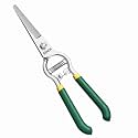 8" Pruning Shears, Dual-Color Coated Garden Scissors with Non-Slip Ergonomic Handle, Bypass Pruning Shears for Gardening, Trimming & Branch Cutting