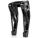 8" Tall Pullback Handlebar Risers 1" Clamping CNC One-Piece Gloss Black Fit for Harley Dyna Sportster M8 Softail Street Bob Low Rider ST Standard FXST FXBB FXBBS FXLRS FXLRST 2018-2024