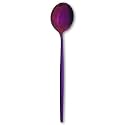 8.5" French Style Raspberry Purple Dinner Spoons | 1-Piece Stainless Steel Flatware Spoon Set | Elegant Dishwasher-Safe Silverware Cutlery Set for Home, Restaurants &amp; Gifting