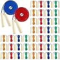 8.53 FT Jump Ropes for Kids Adults Adjustable Cotton Skipping Rope with Wooden Handle for End of The School Training Multiplayer Double Dutch Jump Rope Exercise Outdoor Fun School Sport Gift