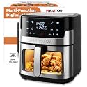 8.5QT Digital Air Fryer, XL Stainless Steel Oven with Clear Window