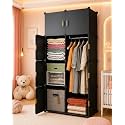 8 Door Foldable Plastic Wardrobe for Clothes Baby Cupboard for Clothes Storage, Wardrobe for Kids, Plastic Almirah, Collapsible Wardrobe for Living Room