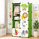 8 Door Foldable Plastic Wardrobe for Clothes Baby Cupboard for Clothes Storage, Wardrobe for Kids, Plastic Almirah, Collapsible Wardrobe for Living Room