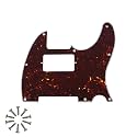 8-Hole HH Tele Pickguard for Fender Telecaster, Brown Tortoise