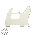 8-Hole HH Tele Pickguard for Fender Telecaster, Ivory 3Ply