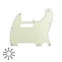 8-Hole Tele Pickguard for Fender Telecaster Guitar, Mint Green 3Ply