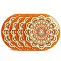 8 Inch Ceramic Salad Plates, Colorful Round Dessert Plates Set of 4