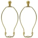 Brass 8 inch Lamp Shade Harp Holder, 2 Set Adapter for Floor Table