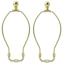 Gold 8 inch Lamp Shade Harp Holder, 2 Set Adapter for Floor Table