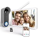 8 Inch WIFI 1080P Wireless Video Intercom Doorphone, Tuya App, Touch Screen, Ultra-Slim, Motion Detection, 160° Fields of View, IP65, Free Video Storage, Video Doorbell