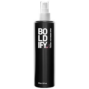 boldify 8 oz  hair thickening spray - get thicker hair in 60 seconds - stylist recommended hair thickener for volume texture and lift - for women and men - 8 ounce