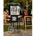 8 Oz Popcorn Machine with Cart for