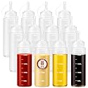 8 oz Sauce Bottles, Condiment Squeeze Bottle, Syrup Bottles, Paint Bottle