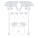 8 Pack 360° Spray Nozzles for 8oz, 16 oz Spray Bottles Clear