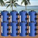 8 Pack Canopy Water Weight Bag, 176 LBS Water Tent Weights Set of 8 Leg Weights for Gazebo, Pop Up Canopy, Canopies, Tent (Blue 10L)