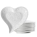 8 Pack Ceramic Dessert Plates, 6 inch Appetizer Plates for Kitchen